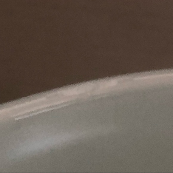 Vintage 1 1/2 quart turquoise snowflake divided serving dish - Picture 7 of 9